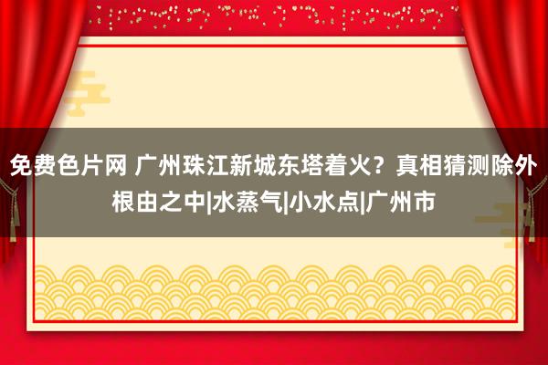 免费色片网 广州珠江新城东塔着火？真相猜测除外根由之中|水蒸气|小水点|广州市